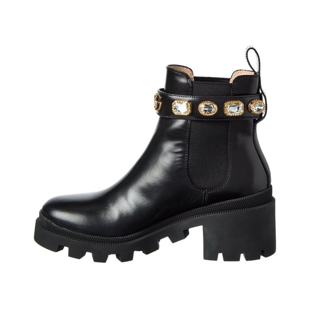 Gucci Leather Boot, Black - Picture 2 of 6